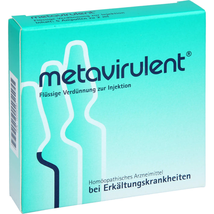metavirulent flüssige Verdünnung bei Erkältungskrankheiten, 5 pcs. Ampoules