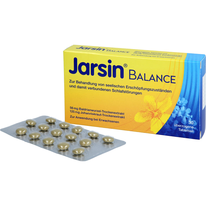 Jarsin Balance bei seelischen Erschöpfungszuständen, 30 pc Tablettes