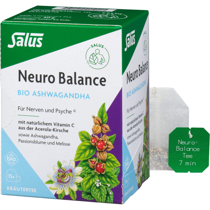Neuro Balance Bio Ashwagandha Tee Salus, 15 pcs. Tea