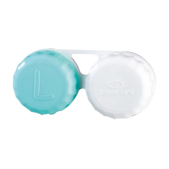 Lenscare Aufbewahrungsbehälter flach 2 Kammern, 1 St. Behältnis