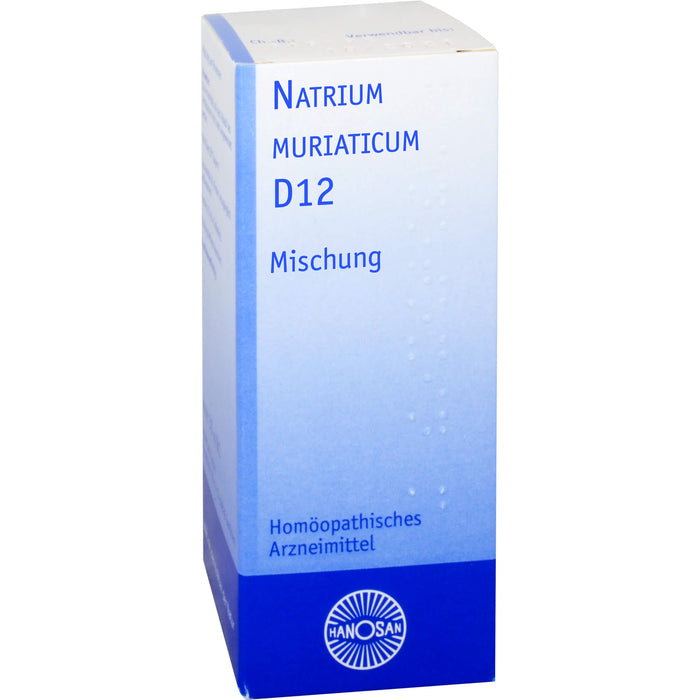 Natrium Muriatum D12 Hanosan Dil., 20 ml DIL