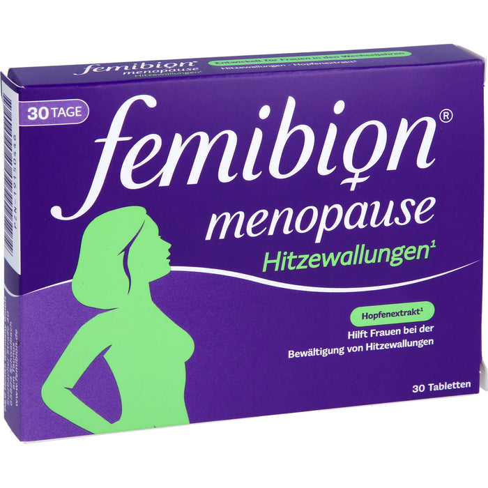 Femibion Menopause Hitzewallungen Tabletten, 30 pcs. Tablets
