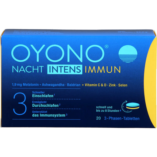 OYONO Nacht Intens Immun 3-Phasen Tabletten, 20 St. Tabletten