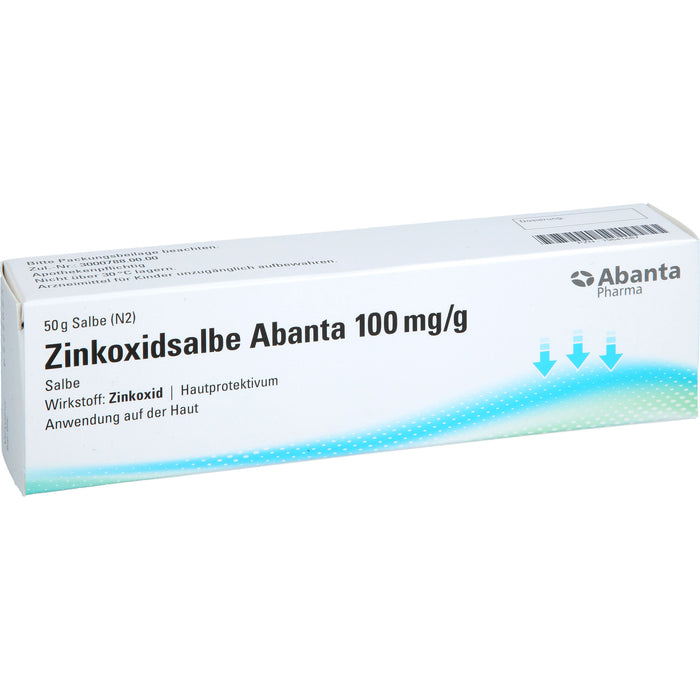 Abanta Pharma Zinkoxidsalbe 100 mg / g Hautprotektivum, 50 g Onguent