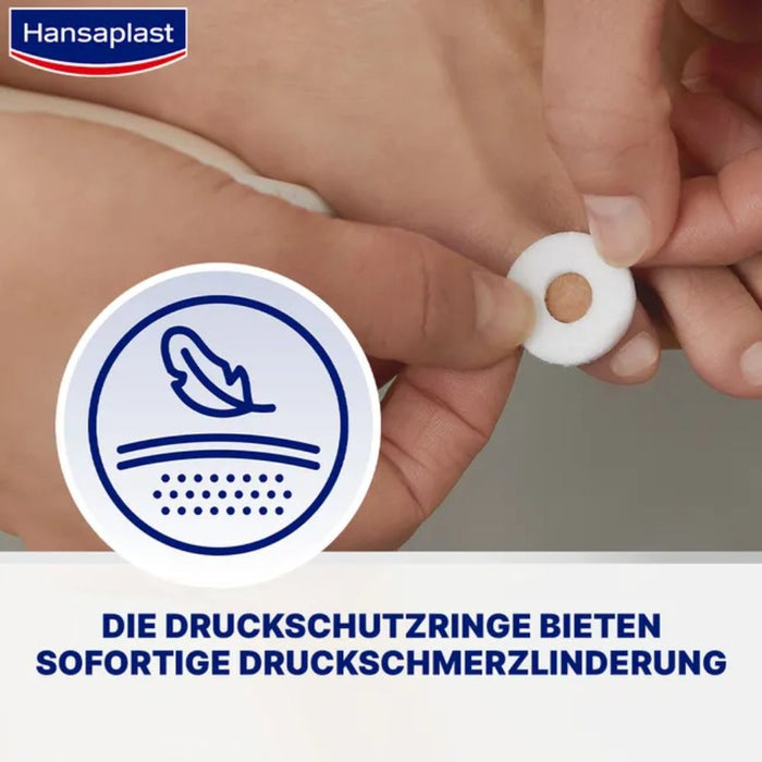 Hansaplast Hühneraugen-Druckschutzringe, 20 pc Pansement