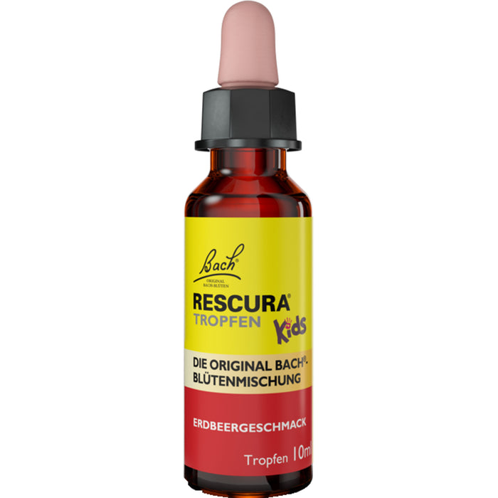 Bachblüten Original Rescura Kids Erdbeere Tropfen, 10 ml Lösung