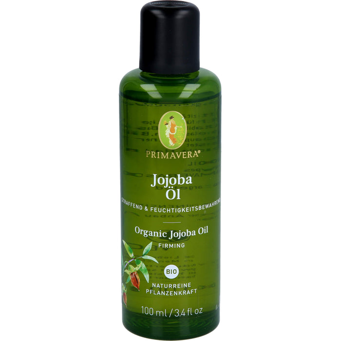 PRIMAVERA Jojobaöl bio straffend und feuchtigkeitsbewahrend, 100 ml Öl