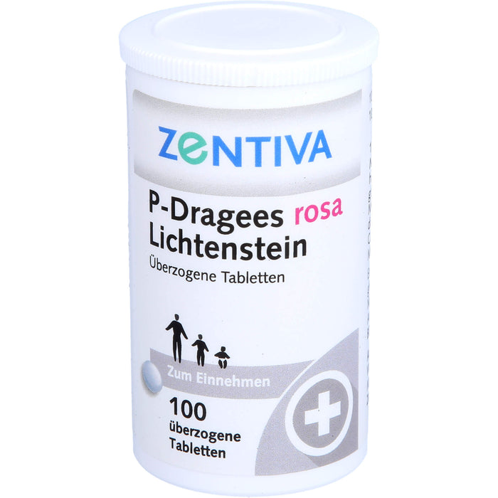 P-Dragees rosa LichtensteinTabletten, 100 pc Tablettes
