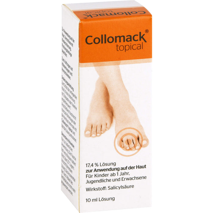 Collomack topical Lösung bei Hühneraugen und Hornschwielen, 10 ml Solution