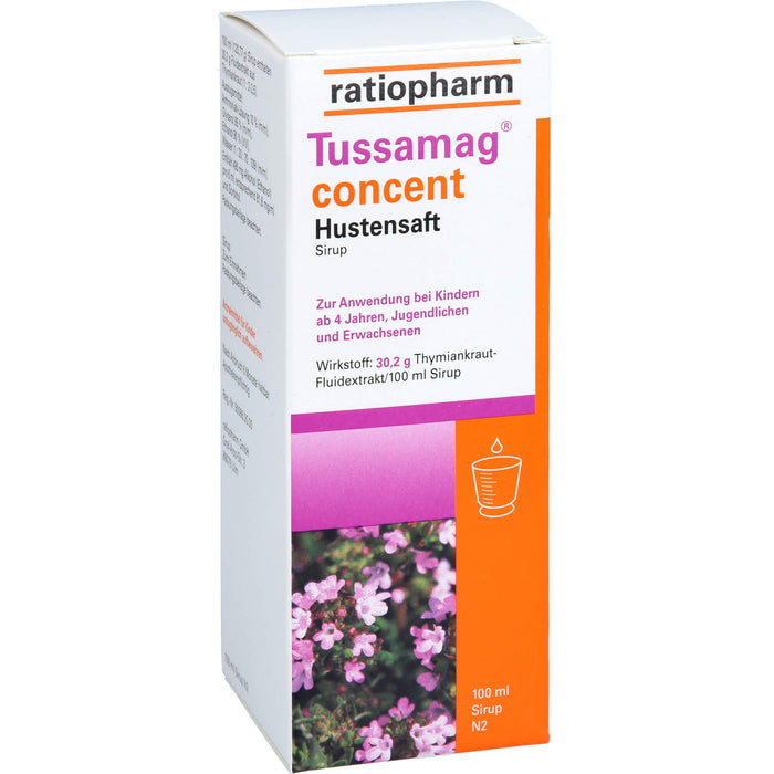 Tussamag concent Hustensaft mit Thymiankraut, 100 ml Solution