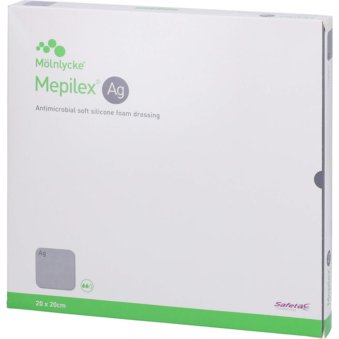 Mepilex Ag 20x20cm Steril, 5 St VER