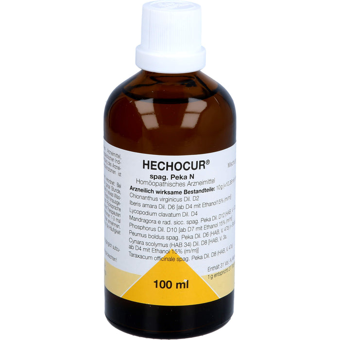 HECHOCUR spag. Peka N Tropfen, 100 ml Solution