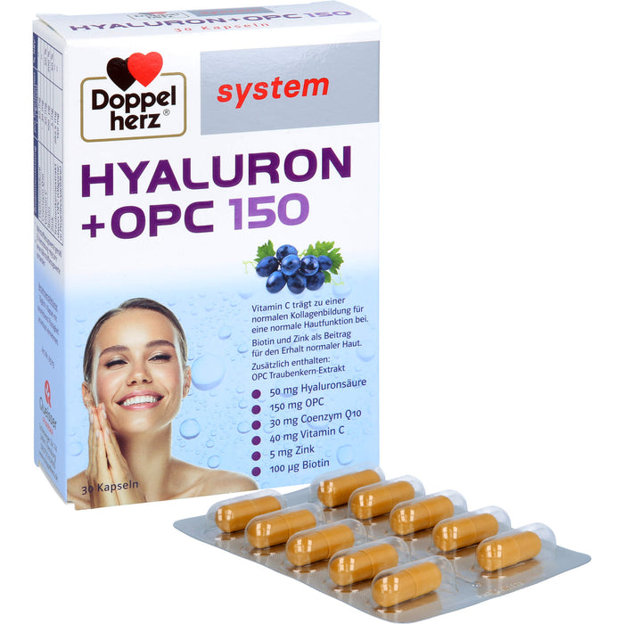 Doppelherz system Hyaluron + OPC 150 Kapseln, 30 pc Capsules