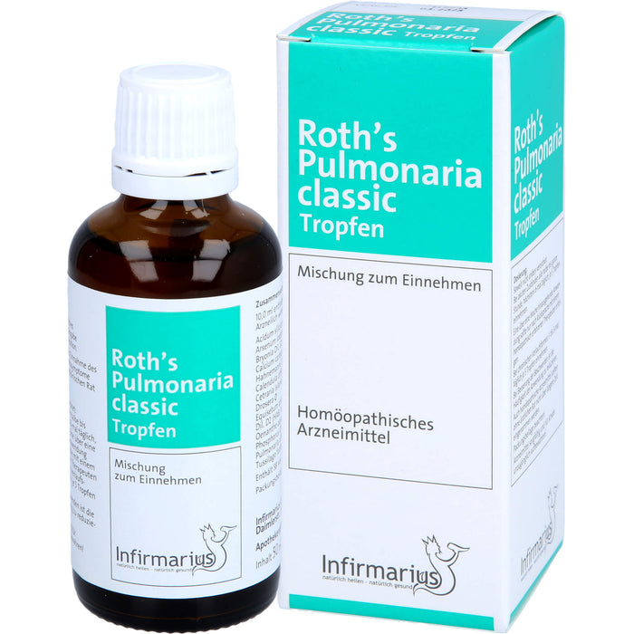 Roth's Pulmonaria classic Tropfen, 50 ml Solution