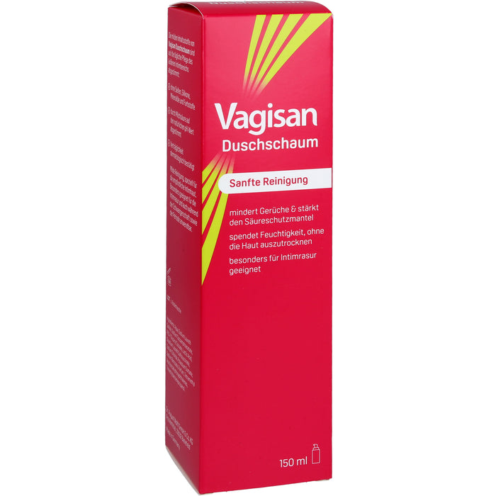 Vagisan Duschschaum zur sanften Reinigung des äußeren Intimbereichs, 150 ml Foam