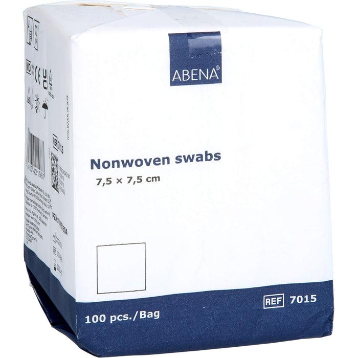 Vlieskompressen 4-lagig unsteril 7,5x7,5cm, 100 St KOM