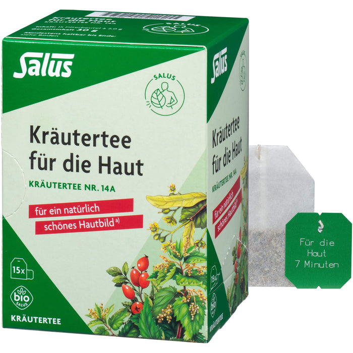 Salus Kräutertee für die Haut Nr. 14 a bio, 15 pcs. Sachets