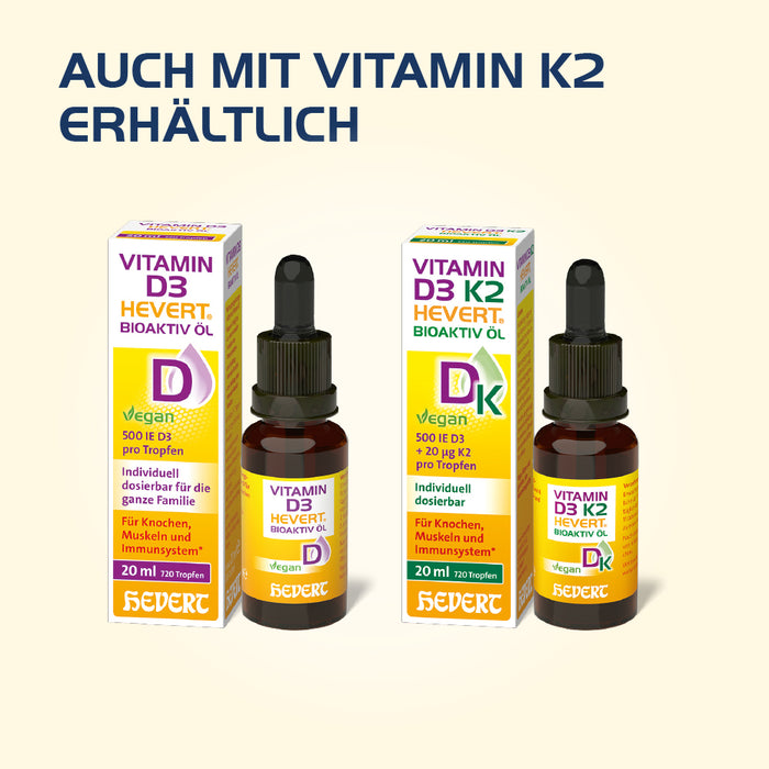 Vitamin D3 Hevert Bioaktiv Öl, 20 ml 