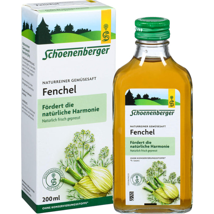 Schoenenberger Naturreiner Gemüsesaft Fenchel, 200 ml Solution