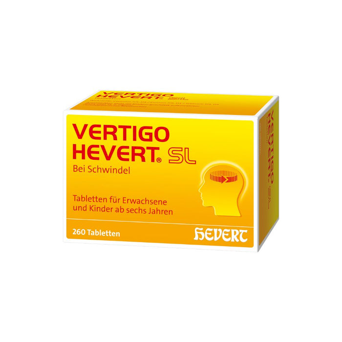 Vertigo Hevert SL bei Schwindelzuständen, 260 St. Tabletten