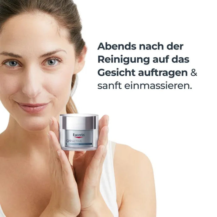 Eucerin Q10 Active Anti-Falten Nachtpflege Creme, 50 ml Crème