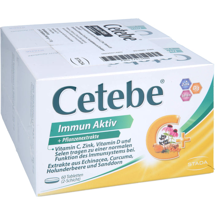 Cetebe Immun Aktiv Tabletten zur Unterstützung des Immunsystems, 120 St. Tabletten