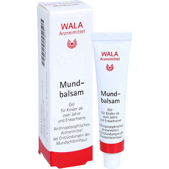 WALA Mundbalsam Gel bei Entzündungen der Mundschleimhaut, 10 g Gel