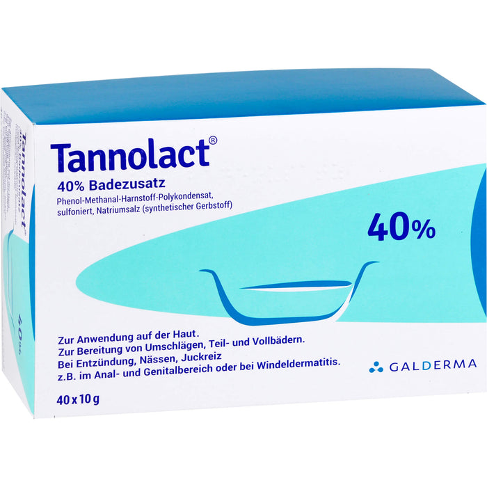 Tannolact 40% Badezusatz Pulver, 40 pc Sachets