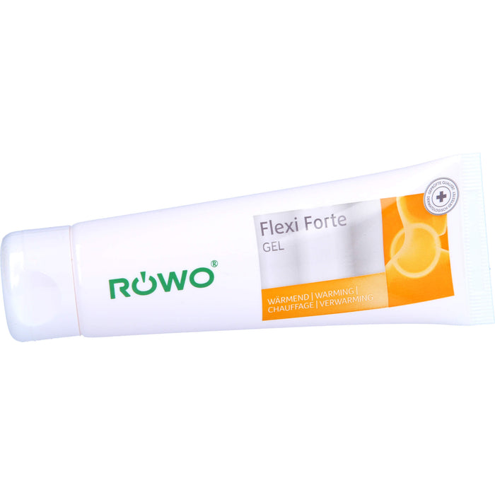 RÖWO Flexi Forte Gel tiefenwirksamer Wäremeffekt zur Verringerung von Muskel und Gelenkschmerzen, 50 ml Gel
