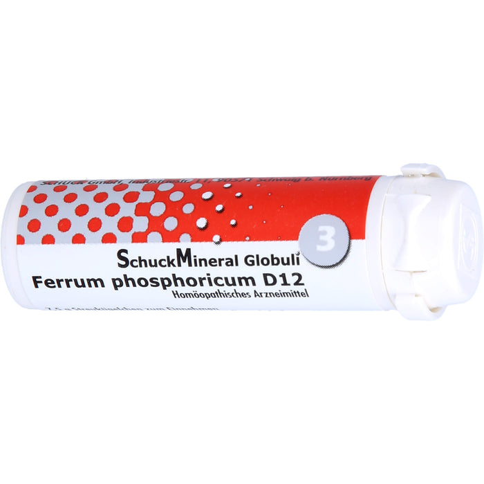 Schuckmineral Globuli 3 Ferrum phosphoricum D12, 7.5 g Globules