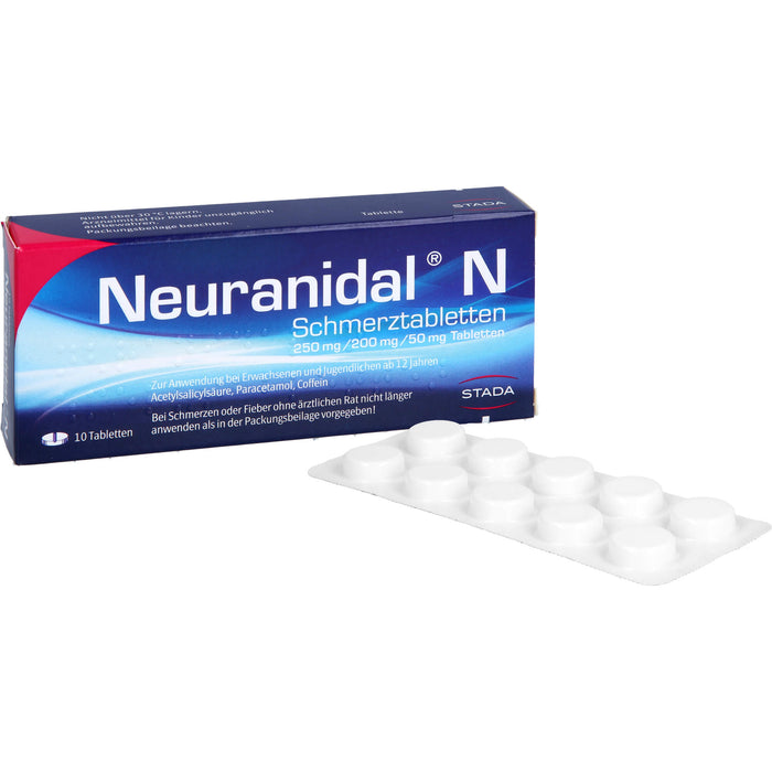 Neuranidal N Schmerztabletten, 10 pc Tablettes