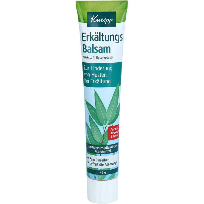 Kneipp Erkältungs Balsam zur Linderung von Husten, 45 g Cream