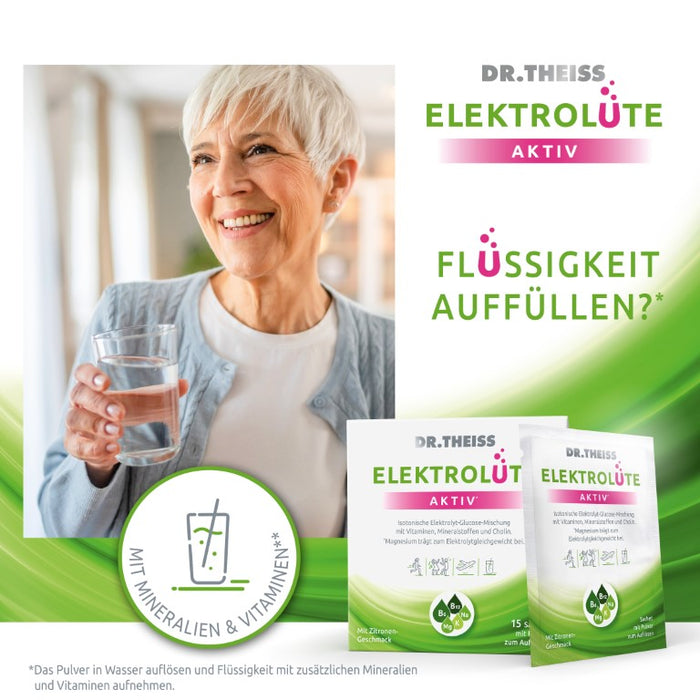 Dr.Theiss Elektrolüte AKTIV, 15 pcs. Sachets