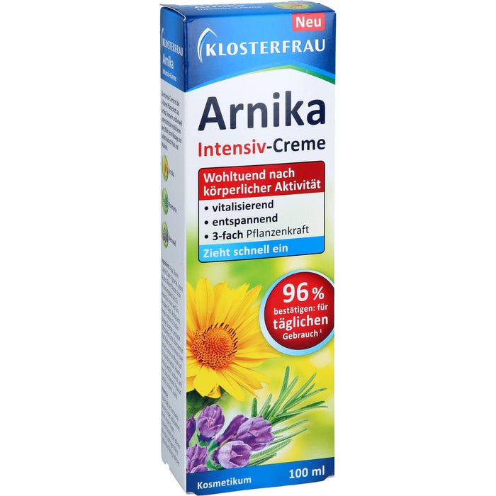 Klosterfrau Arnika Intensiv-Creme wohltuend nach körperlicher Aktivität, 100 ml Cream