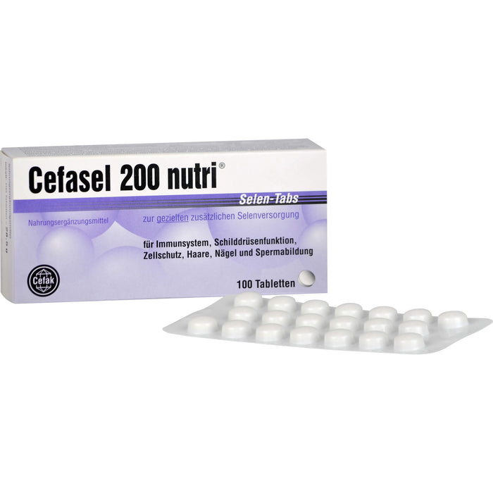 Cefasel 200 nutri Selen-Tabs, 100 pcs. Tablets