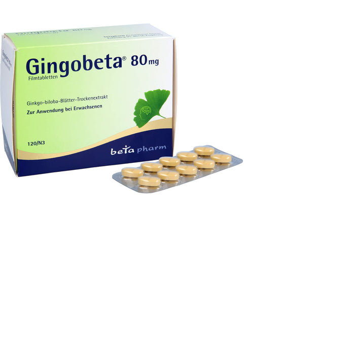 Gingobeta 80 mg Filmtabletten, 120 St FTA