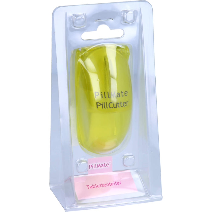 Tablettenteiler groß farbig transparent, 1 St