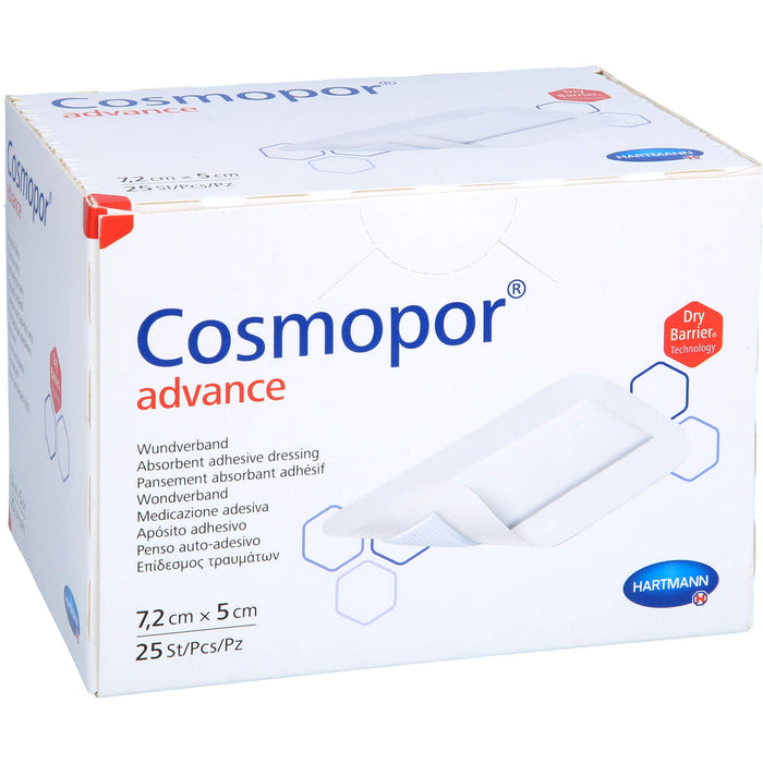 Cosmopor Advance 7,2x5cm, 25 pc Pansement