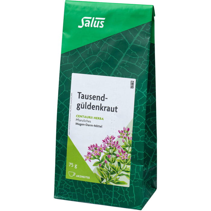 Salus Tausendgüldenkraut Arzneitee bei Appetitlosigkeit und Verdauungsbeschwerden, 75 g Tea