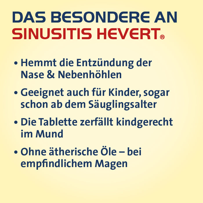 Sinusitis Hevert, 100 pcs. Tablets