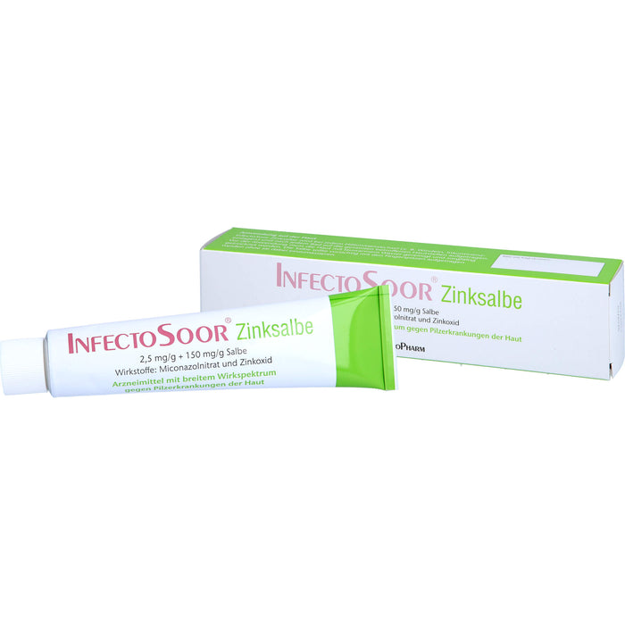 InfectoSoor Zinksalbe, 2,5 mg/g + 150 mg/g Salbe, 60 g Ointment