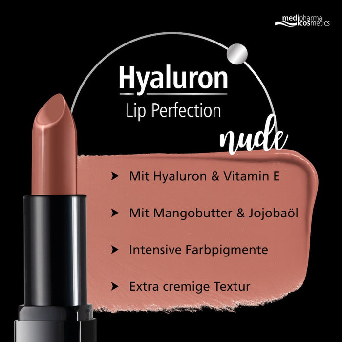 medipharma cosmetics Hyaluron Lip Perfection Lippenstift nude, 4 g Stift