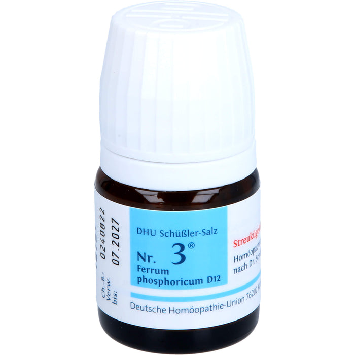 DHU Schüßler-Salz Nr. 3 Ferrum phosphoricum D12, 10 g Globuli