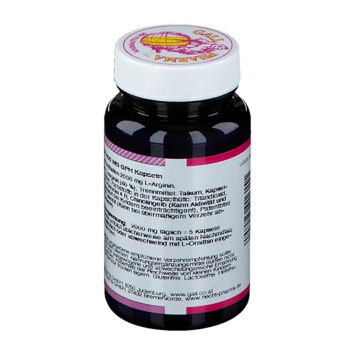GALL PHARMA Arginin 400 mg GPH Kapseln, 60 St. Kapseln