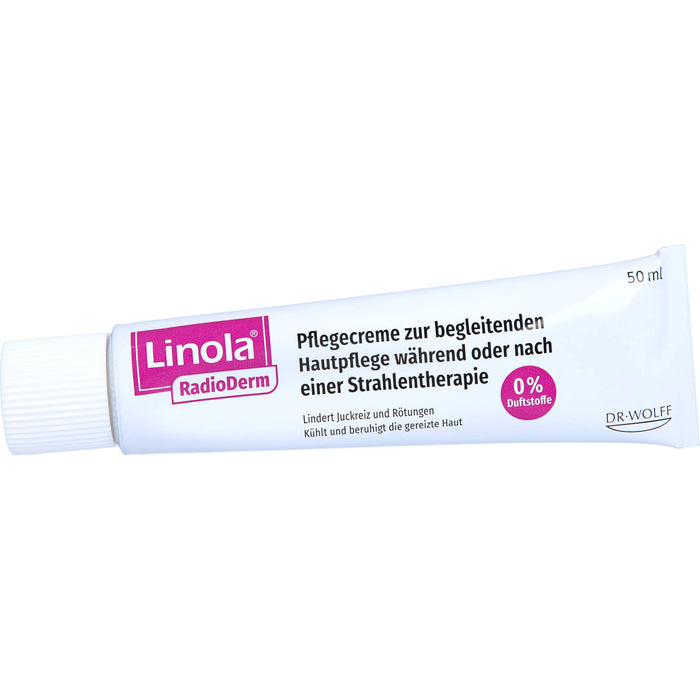 Linola RadioDerm Pflegecreme zur begleitenden Hautpflege während oder nach einer Strahlentherapie, 50 ml Crème