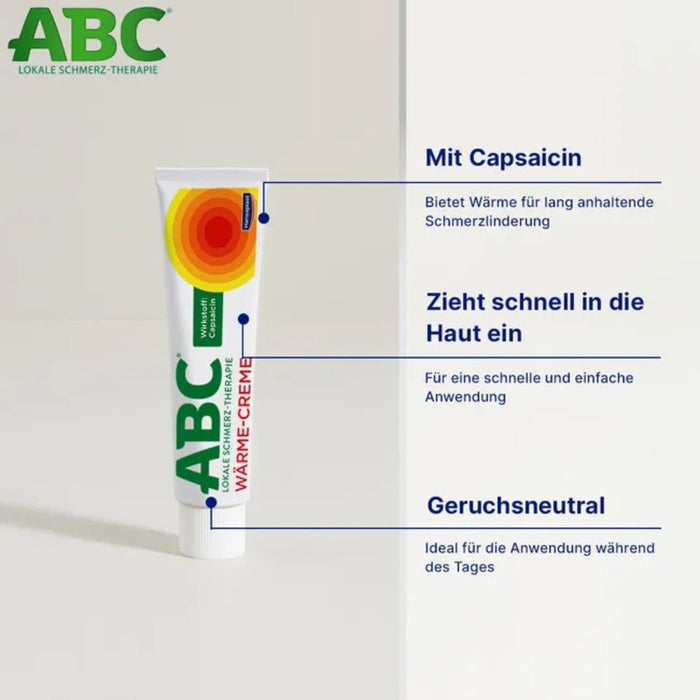 Hansaplast ABC lokale Schmerztherapie Wärme-Creme, 50 g Crème