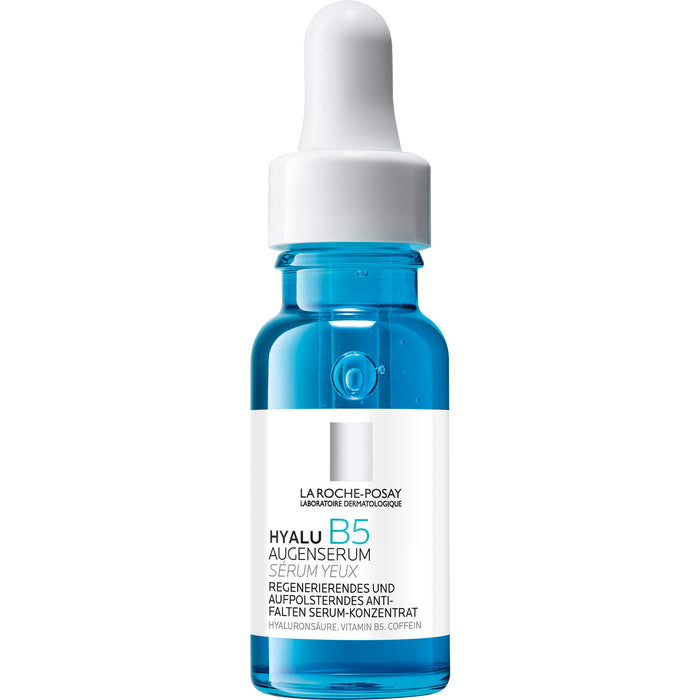 La Roche-Posay Hyalu B5 Augenserum regenerierendes und aufpolsterndes Anti-Falten Serum-Konzentrat, 15 ml Lösung