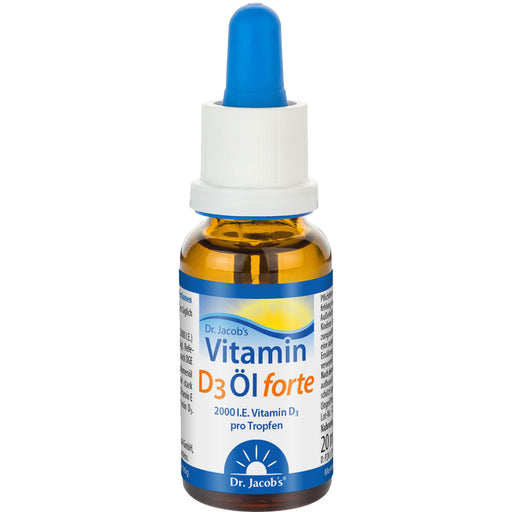 Vitamin D3 Öl forte 2000IE hochdosiert Dr. Jacob's, 20 ml Lösung