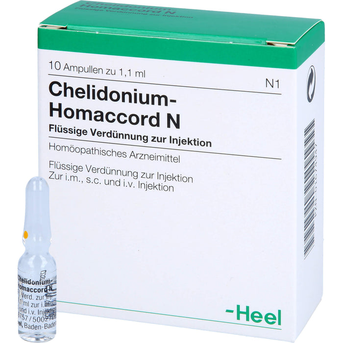 Heel Chelidonium Homaccord N flüssige Verdünnung, 10 pc Ampoules