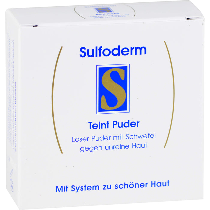 Sulfoderm S Teint Puder gegen unreine Haut, 20 g Poudre